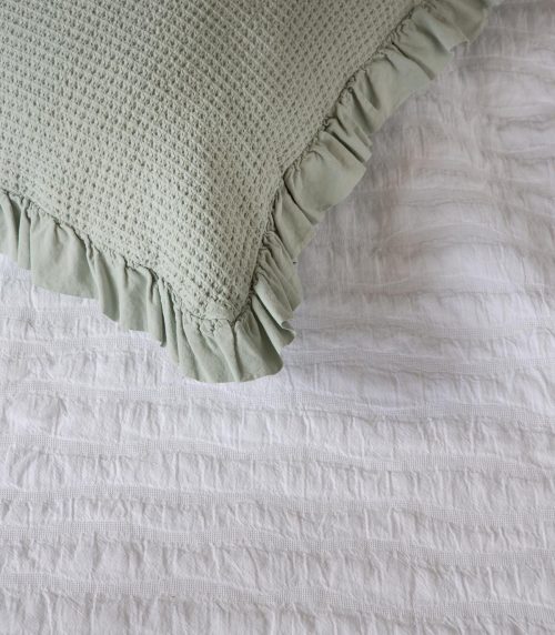 Colcha Jacquard Génova de Sandeco c180 270x270 y 2 fundas de cojín de 60x40cm
