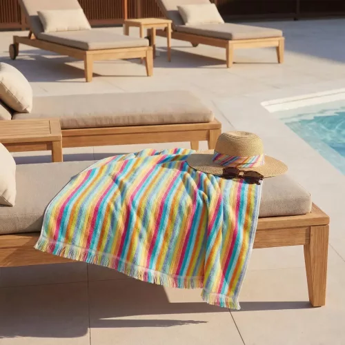 Toalla Riga con flecos de 90x160