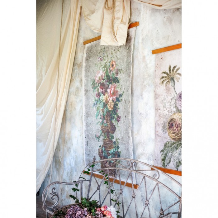 Tela cuadro de bodegón floral Blanc MariClo’ 95 × 153 cm - Imagen 3