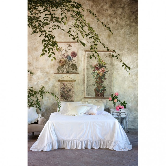 Tela cuadro de bodegón floral Blanc MariClo’ 95 × 153 cm - Imagen 2